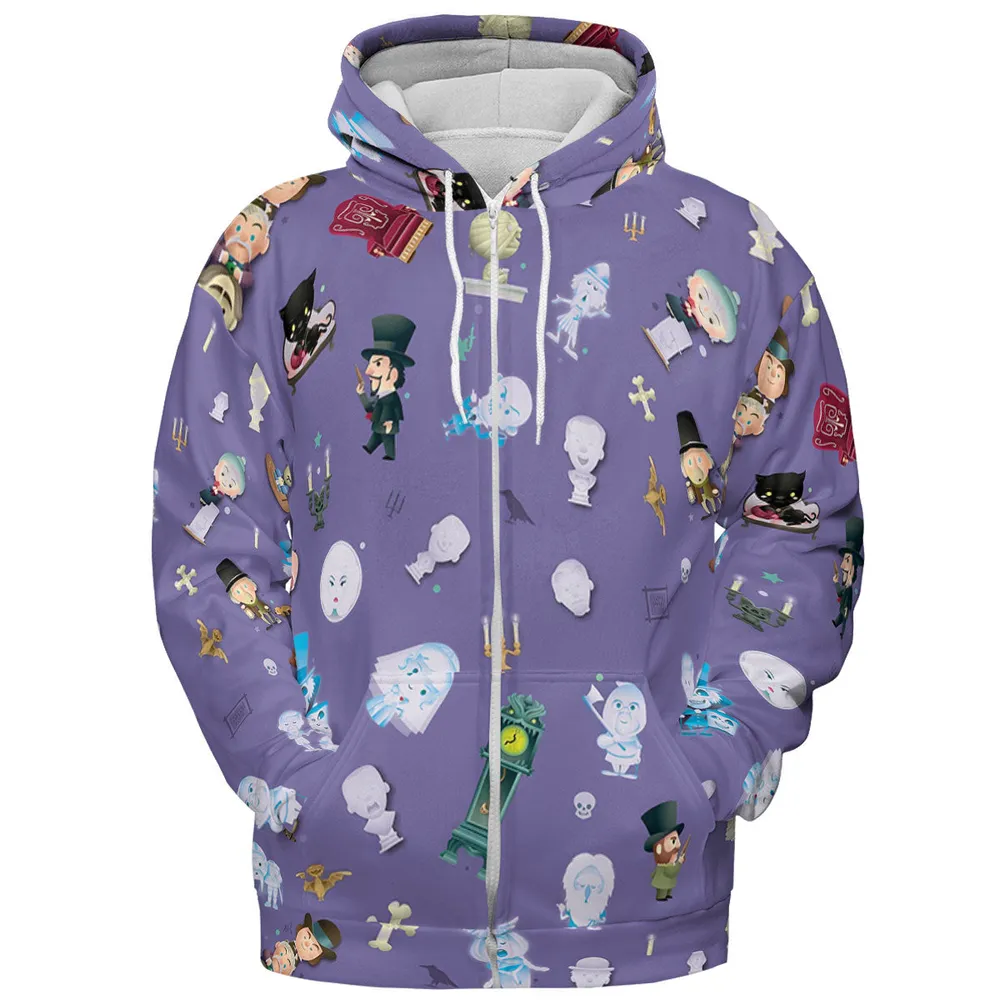 Ghoul Chic Haunted Mansion All-over Print Hoodie - 4