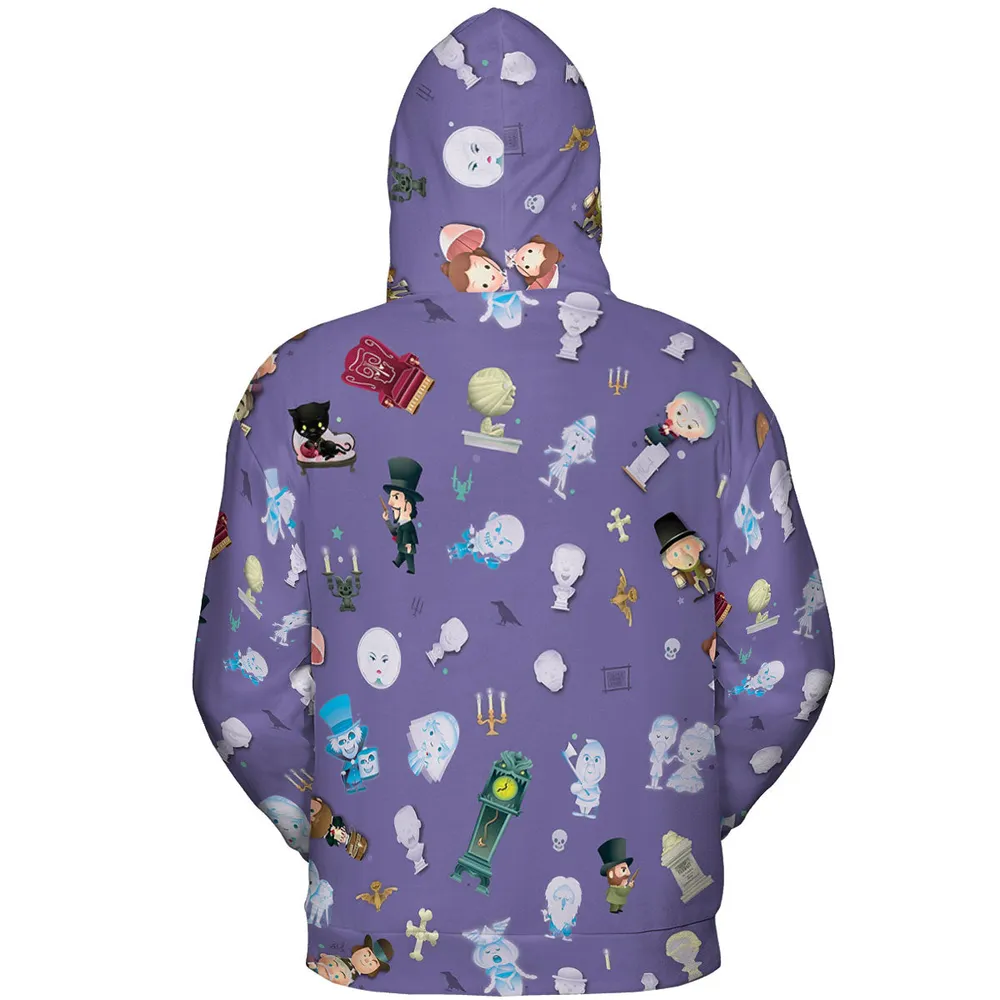 Ghoul Chic Haunted Mansion All-over Print Hoodie - 5