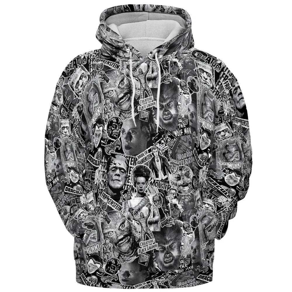The Monsters Universal Classic Monsters All-over Print Hoodie - 3