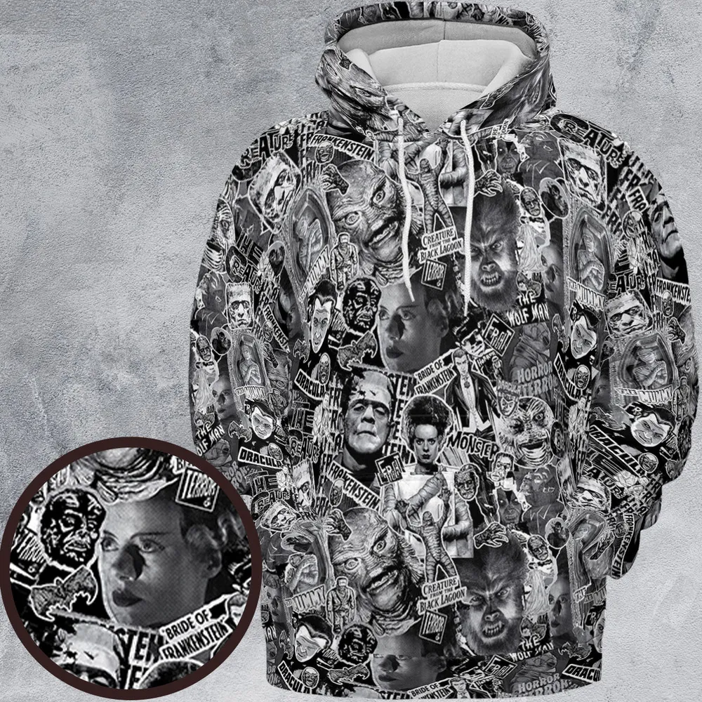The Monsters Universal Classic Monsters All-over Print Hoodie - 2