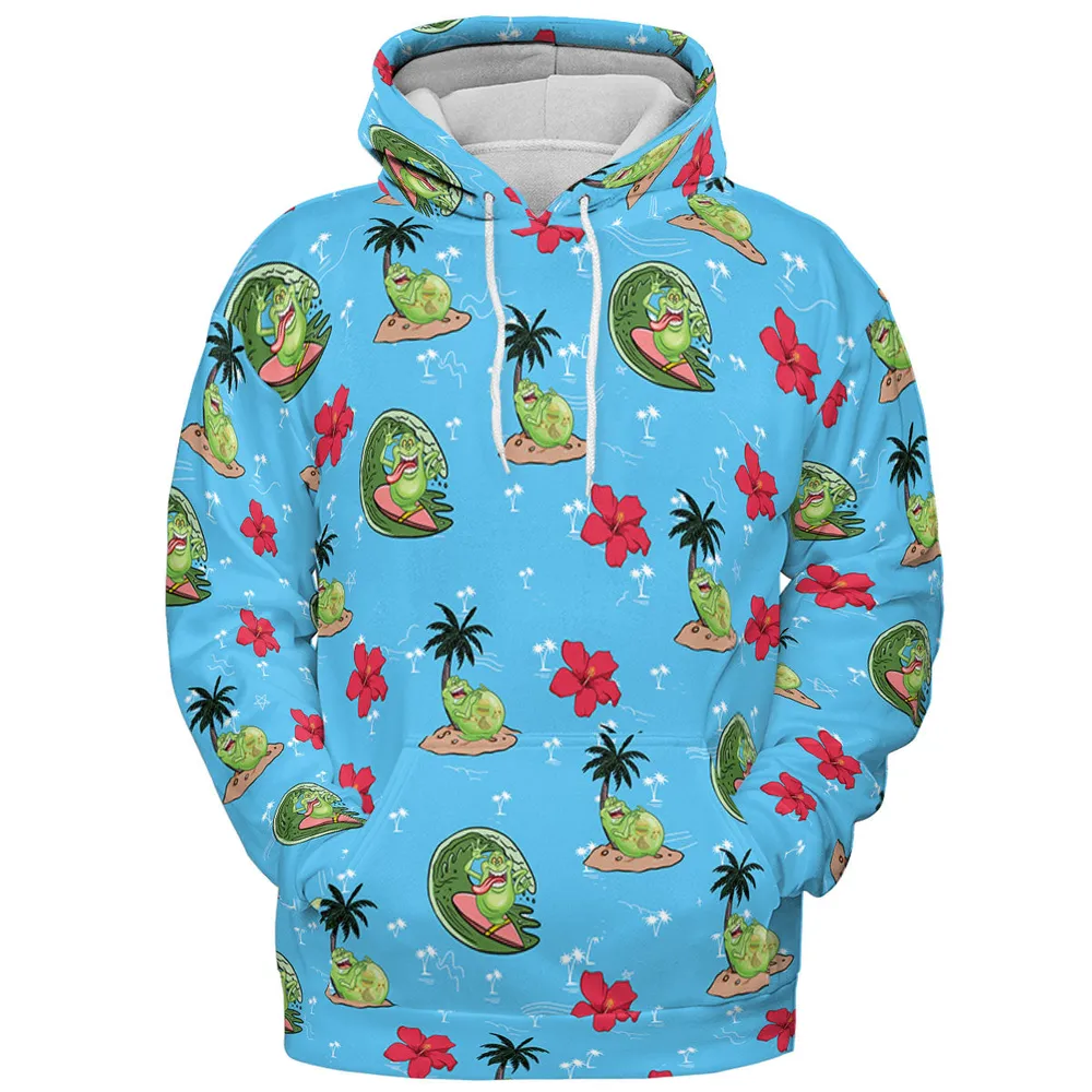 Ghostbusters Slimer Summer Vibes All-over Print Hoodie - 3