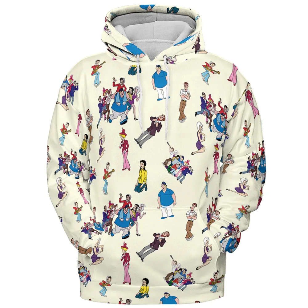 The New Adventures of Gilligan Pattern All-over Print Hoodie - 3
