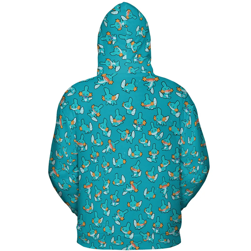 Cute Mudkips Pokemon All-over Print Hoodie - 5