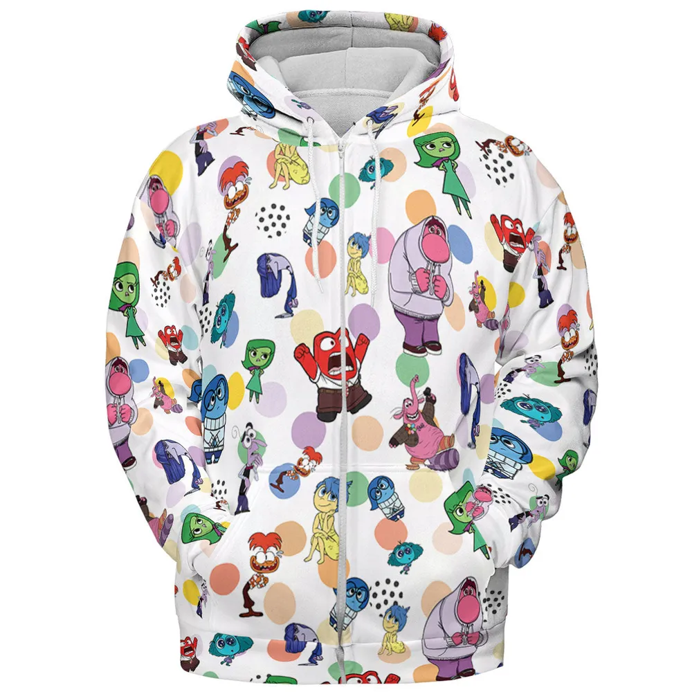 Emotion Characters Inside Out All-over Print Hoodie - 4