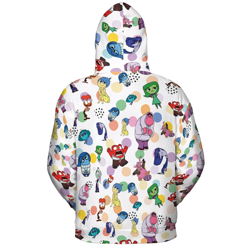 Emotion Characters Inside Out All-over Print Hoodie - 5