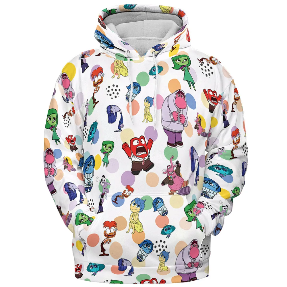 Emotion Characters Inside Out All-over Print Hoodie - 3