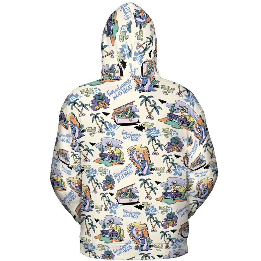 Vacation Fear and Loathing In Las Vegas Pattern All-over Print Hoodie - 5