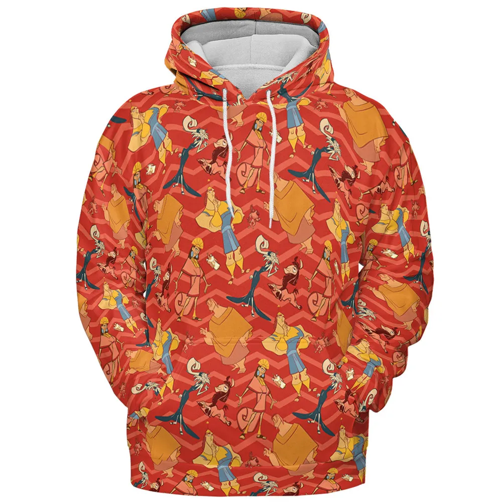 The Emperor's New Groove All-over Print Hoodie - 3