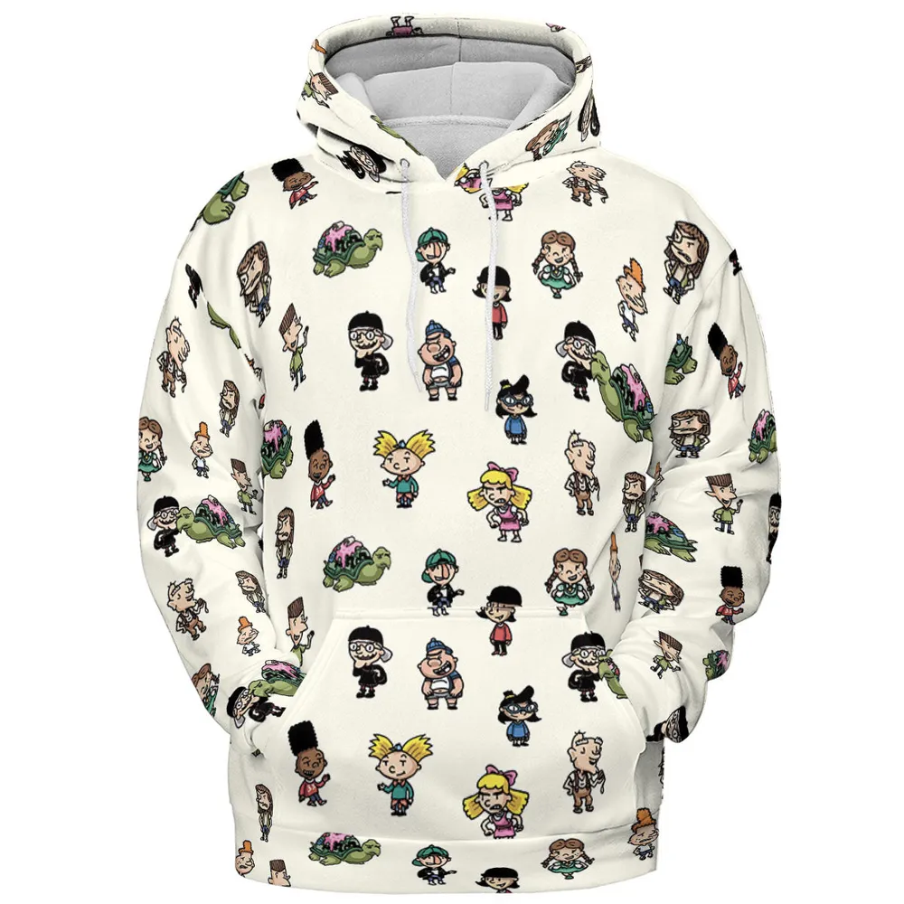 Hey Arnold Characters All-over Print Hoodie - 3