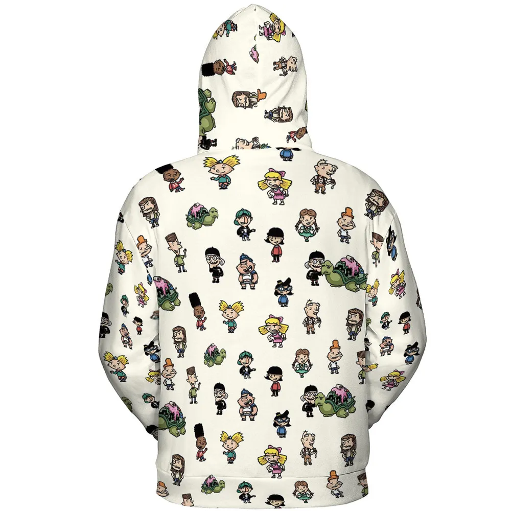 Hey Arnold Characters All-over Print Hoodie - 5