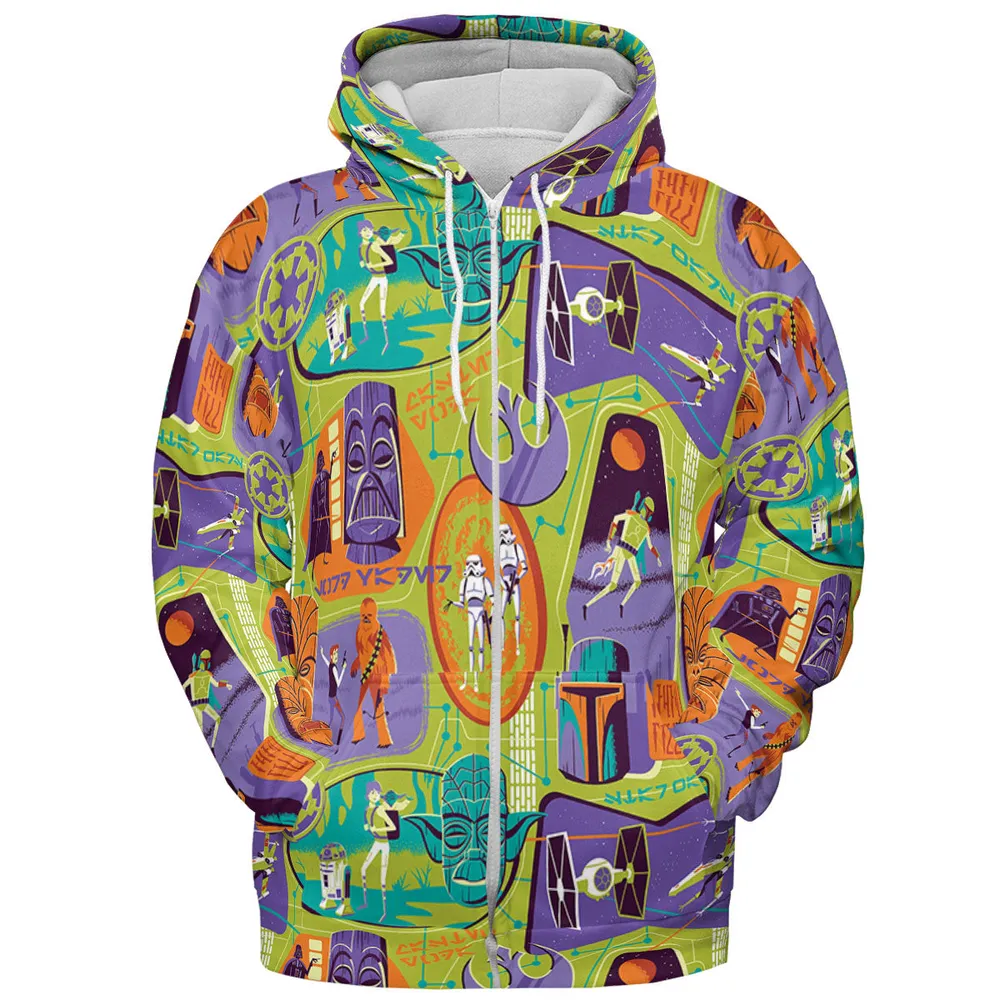 Summer Vibe Star Wars All-over Print Hoodie - 4