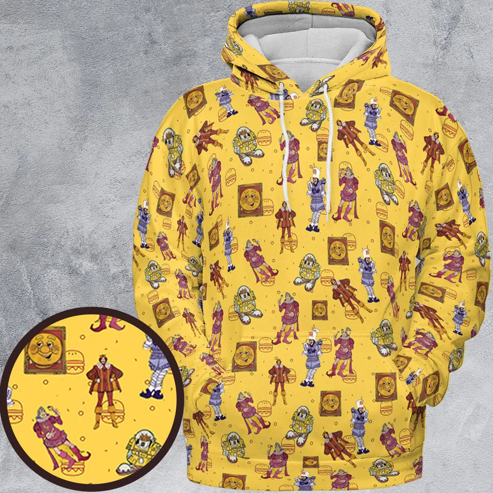 Vintage Burger King Commercial 1980 All-over Print Hoodie - 2