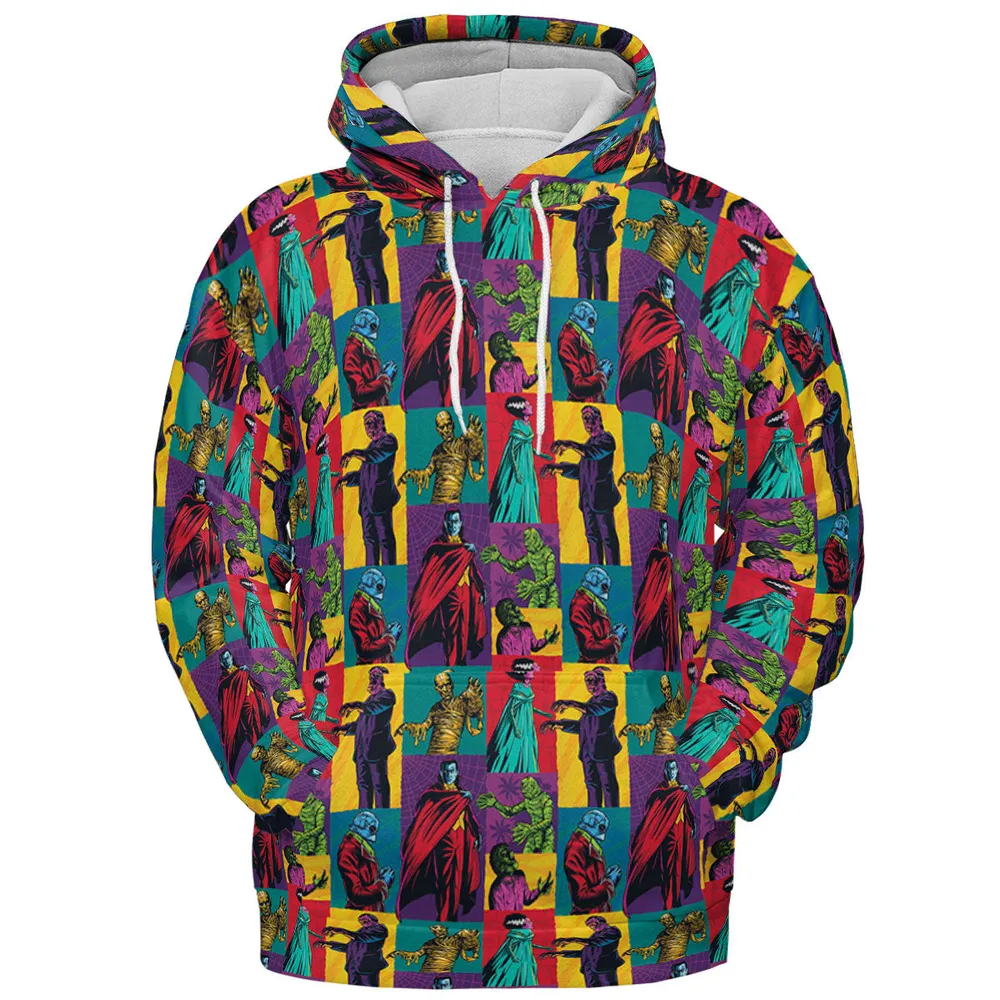 Monsterror Universal Classic Monsters All-over Print Hoodie - 3