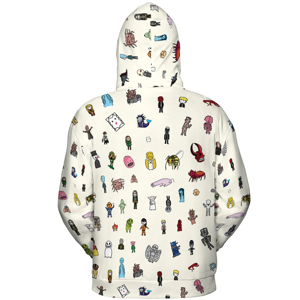 Doctor Who Universe All-over Print Hoodie - 5