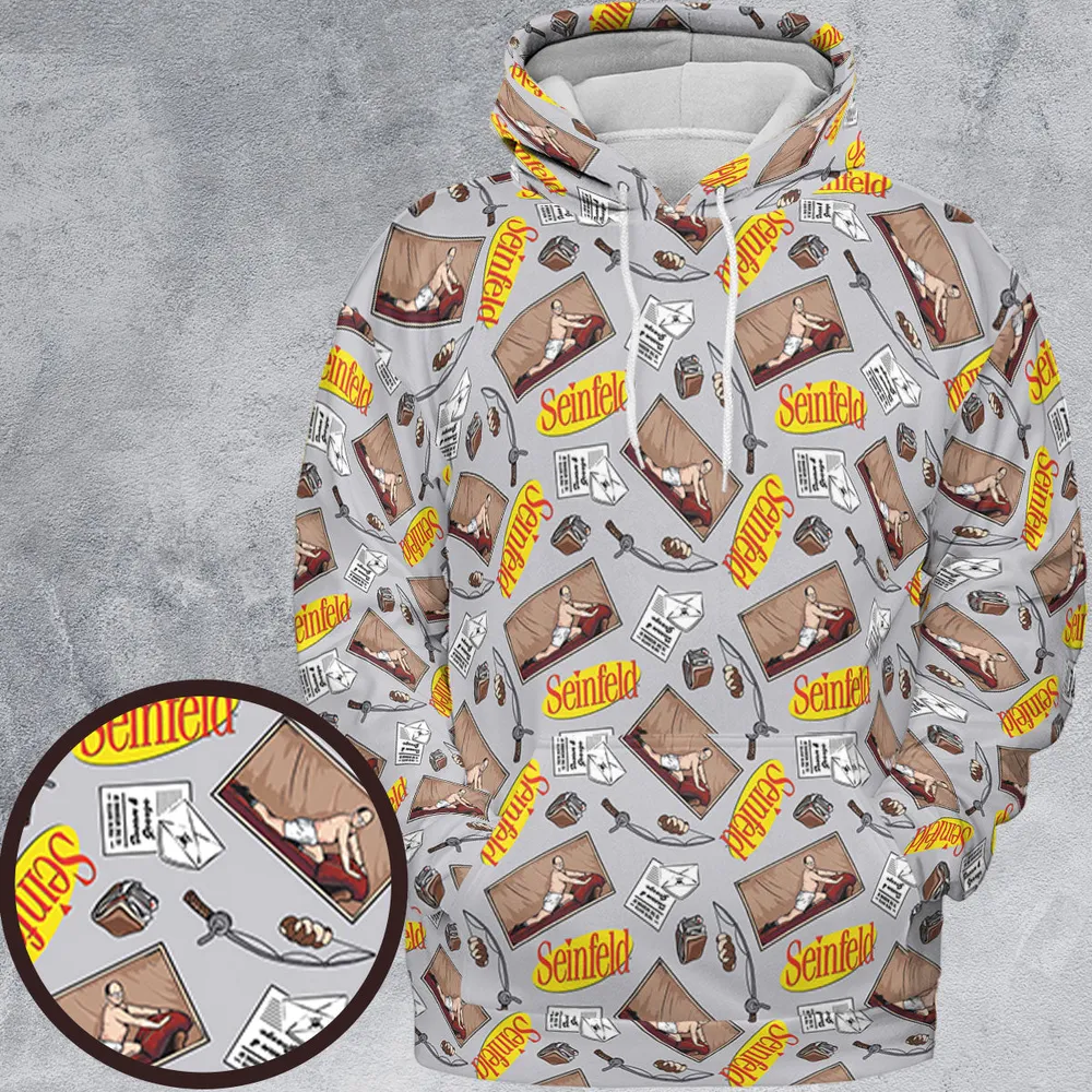 George Underwear Seinfeld All-over Print Hoodie - 2