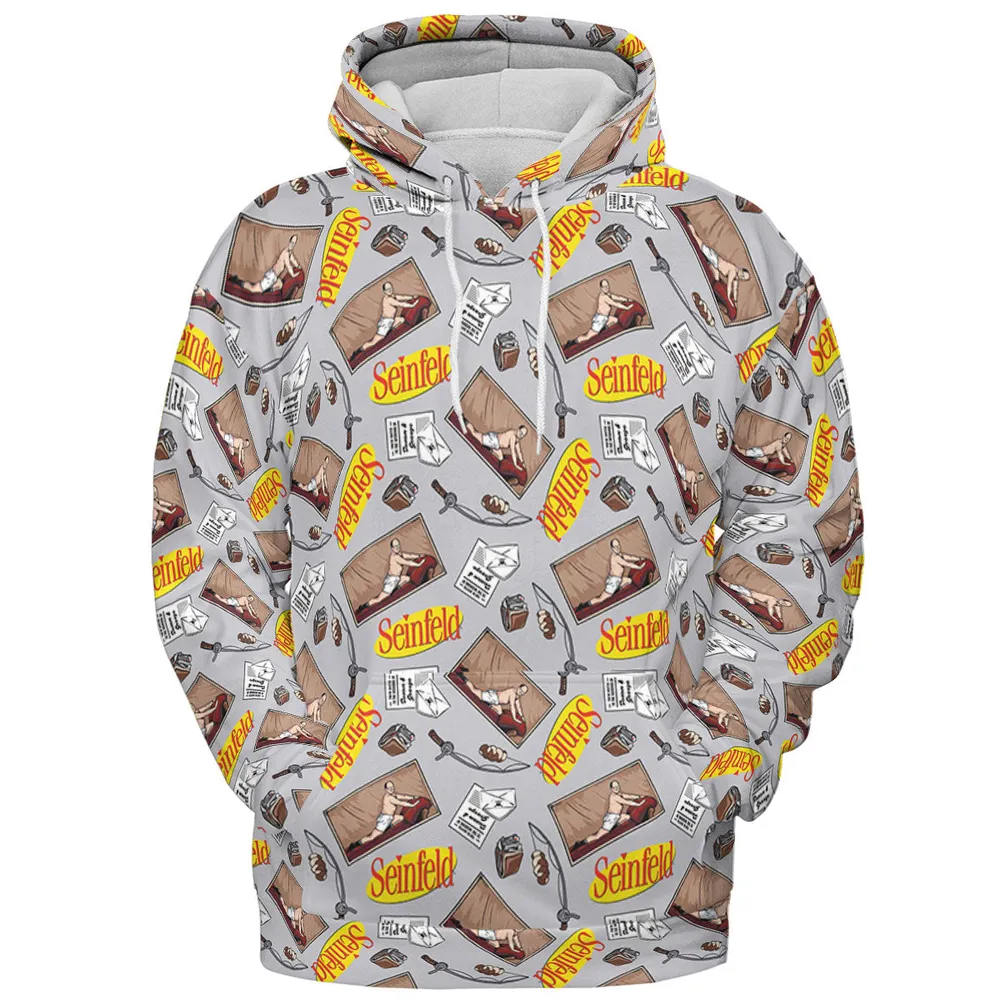 George Underwear Seinfeld All-over Print Hoodie - 3