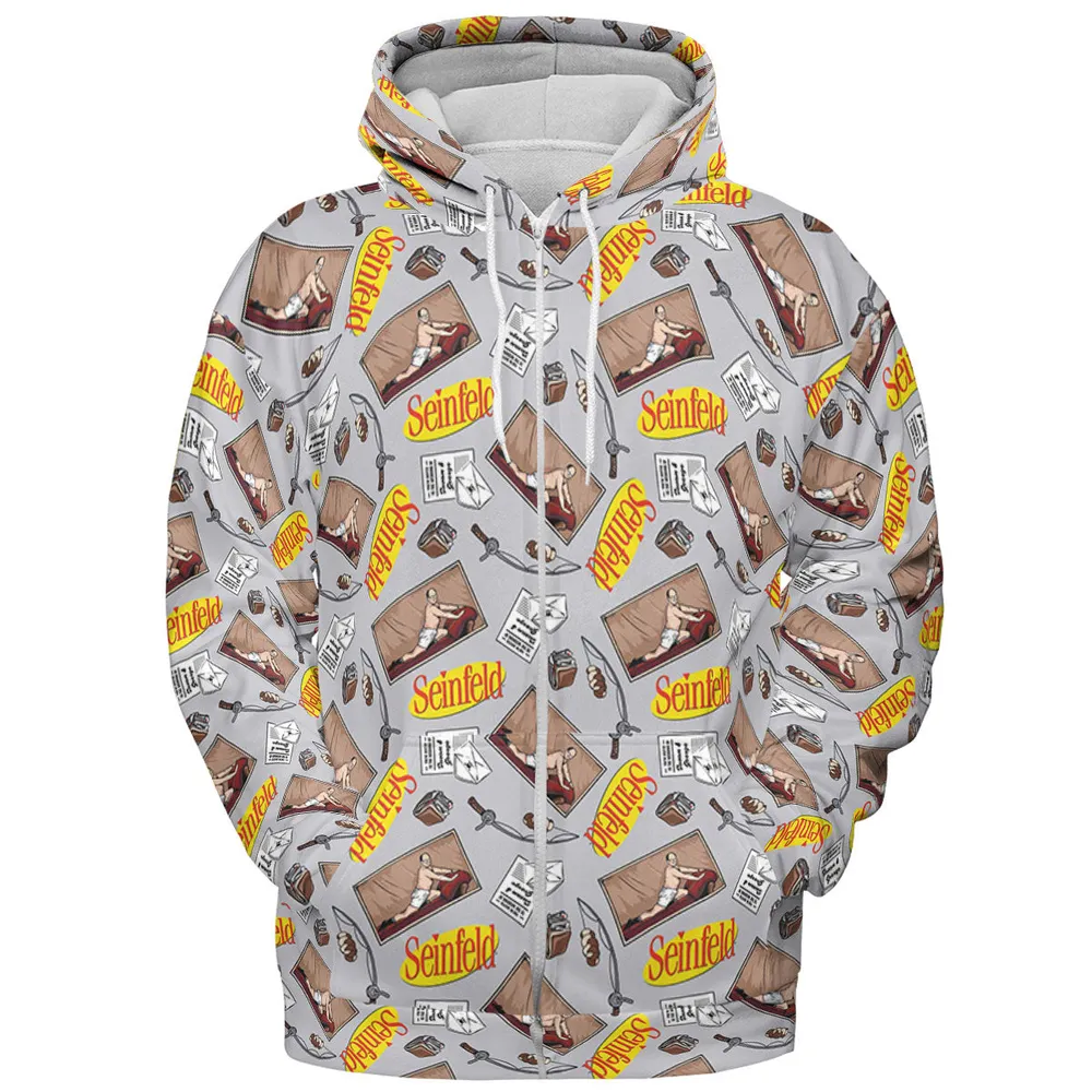 George Underwear Seinfeld All-over Print Hoodie - 4