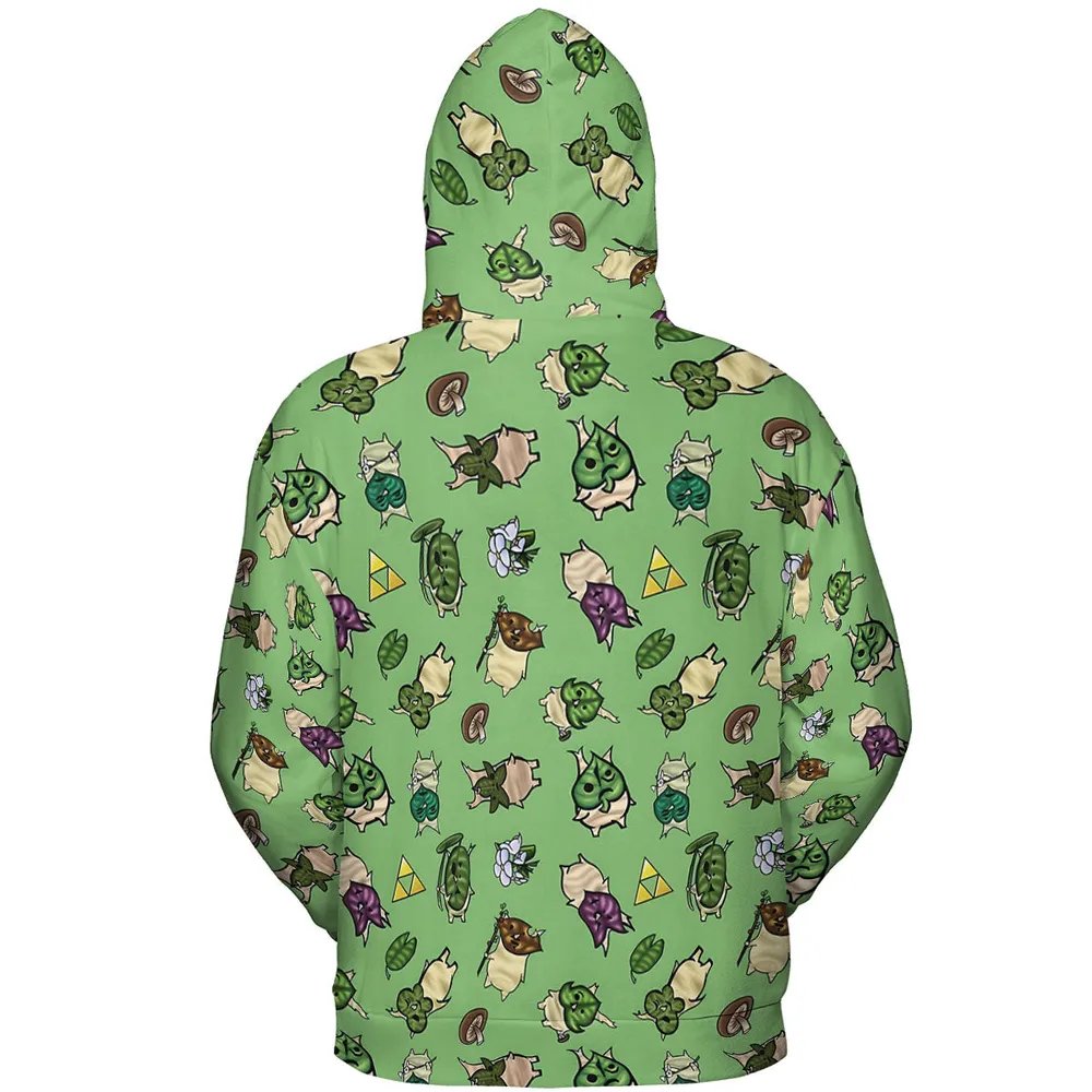 Korok Style The Legend of Zelda All-over Print Hoodie - 5