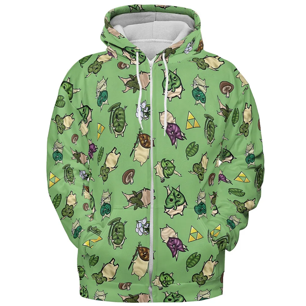 Korok Style The Legend of Zelda All-over Print Hoodie - 4