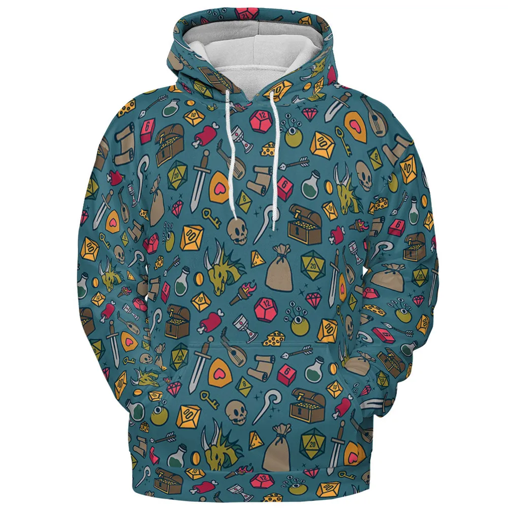 Play Your Role DnD All-over Print Hoodie - 3