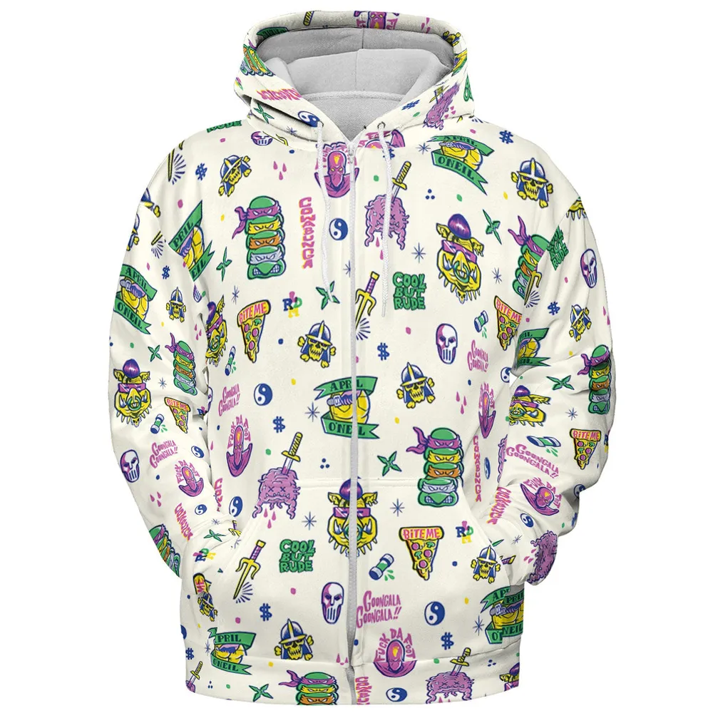 Shell Shock Teenage Mutant Ninja Turtles All-over Print Hoodie - 4