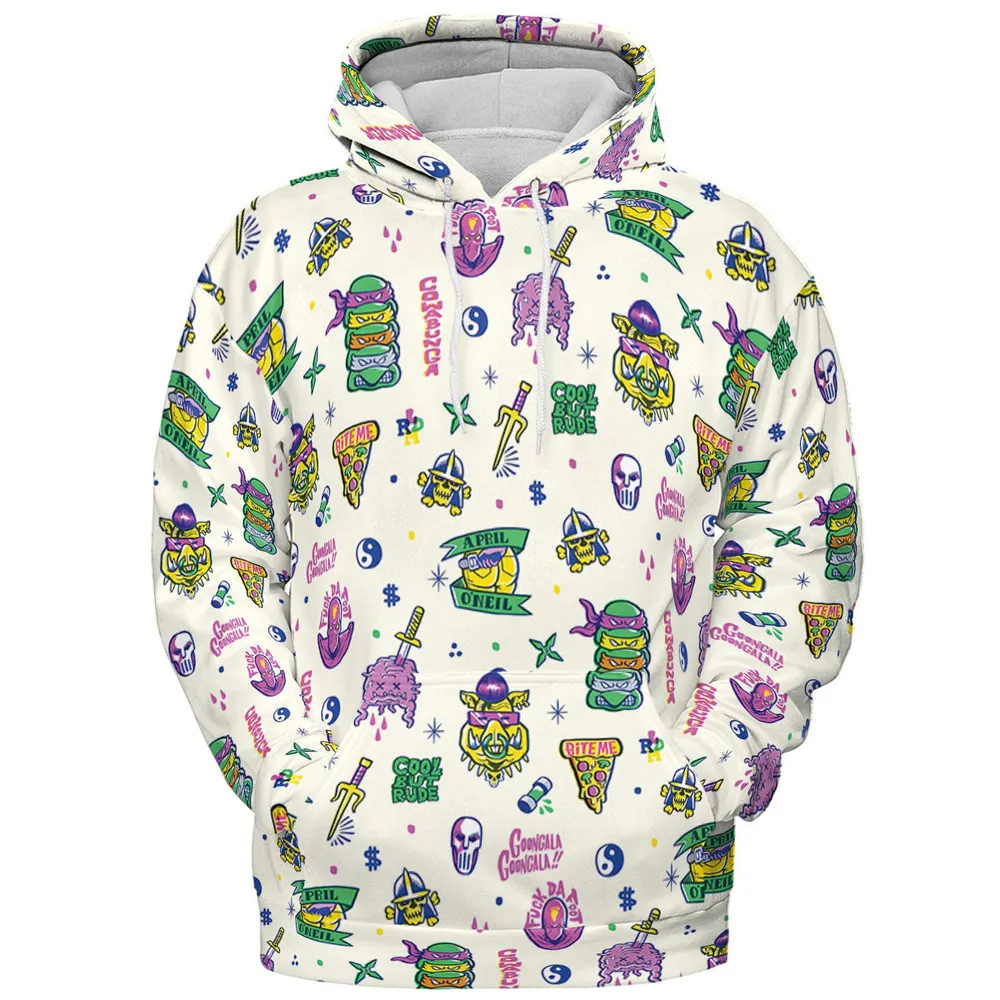 Shell Shock Teenage Mutant Ninja Turtles All-over Print Hoodie - 3