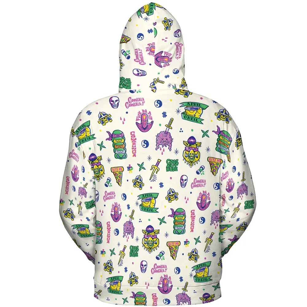 Shell Shock Teenage Mutant Ninja Turtles All-over Print Hoodie - 5