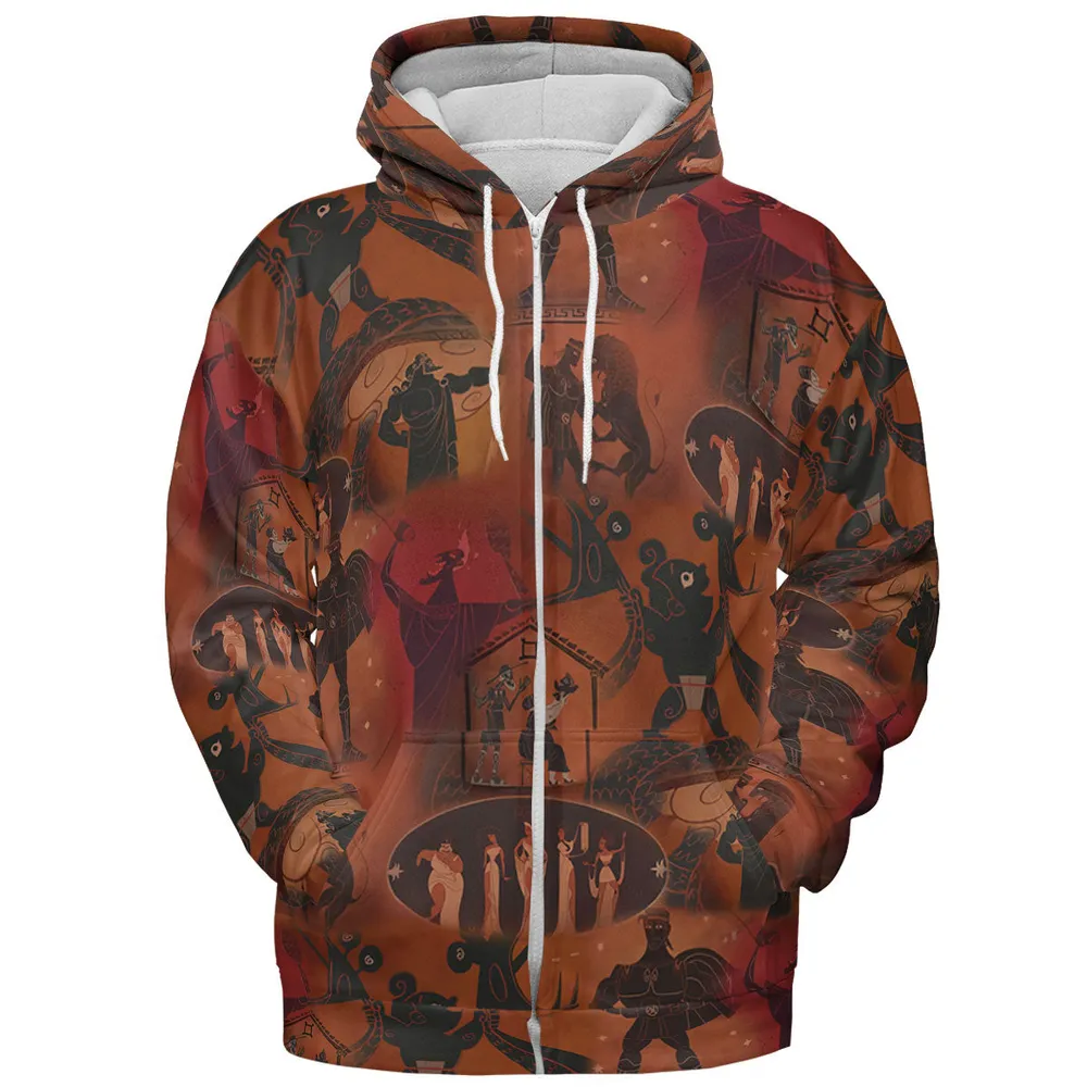 Ancient Hero Hercules 1997 Seamless All-over Print Hoodie - 4