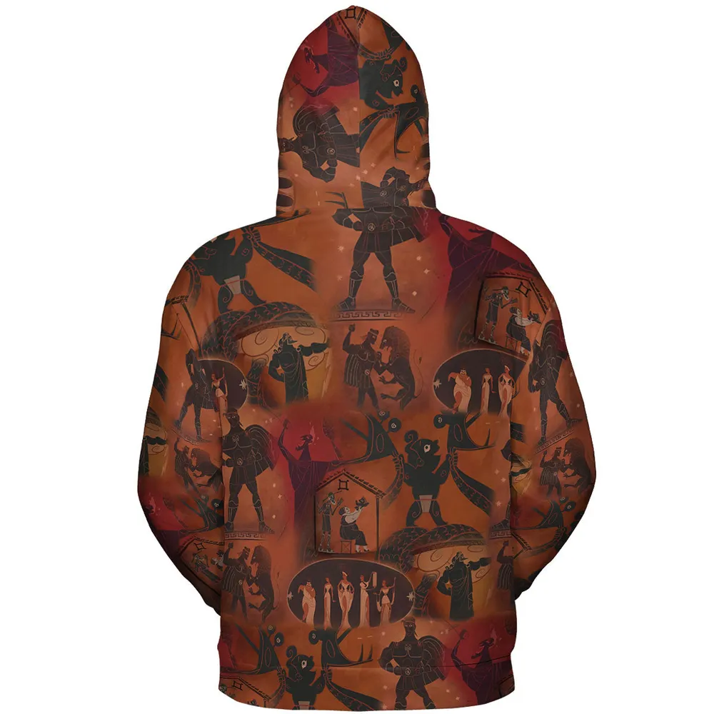 Ancient Hero Hercules 1997 Seamless All-over Print Hoodie - 5
