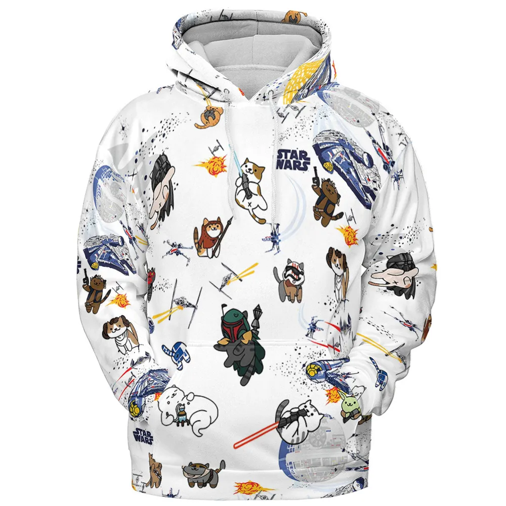 Star Wars Cats All-over Print Hoodie - 3