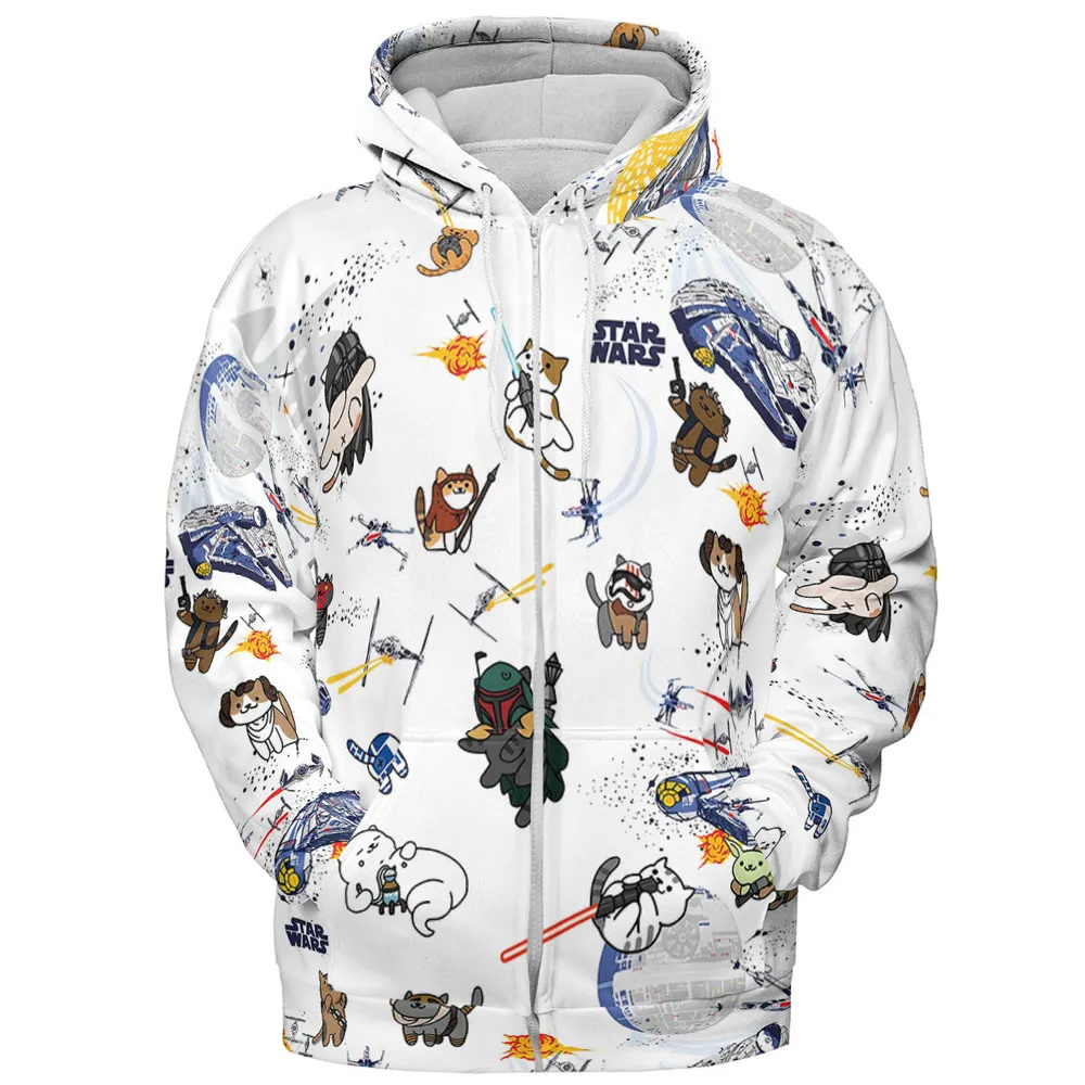 Star Wars Cats All-over Print Hoodie - 4