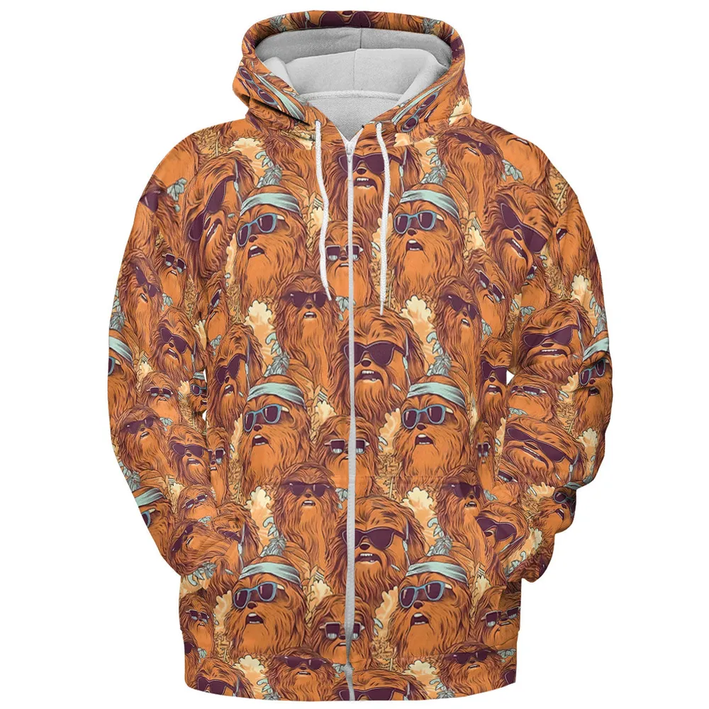 Retro Chewy Summer Vibes All-over Print Hoodie - 4