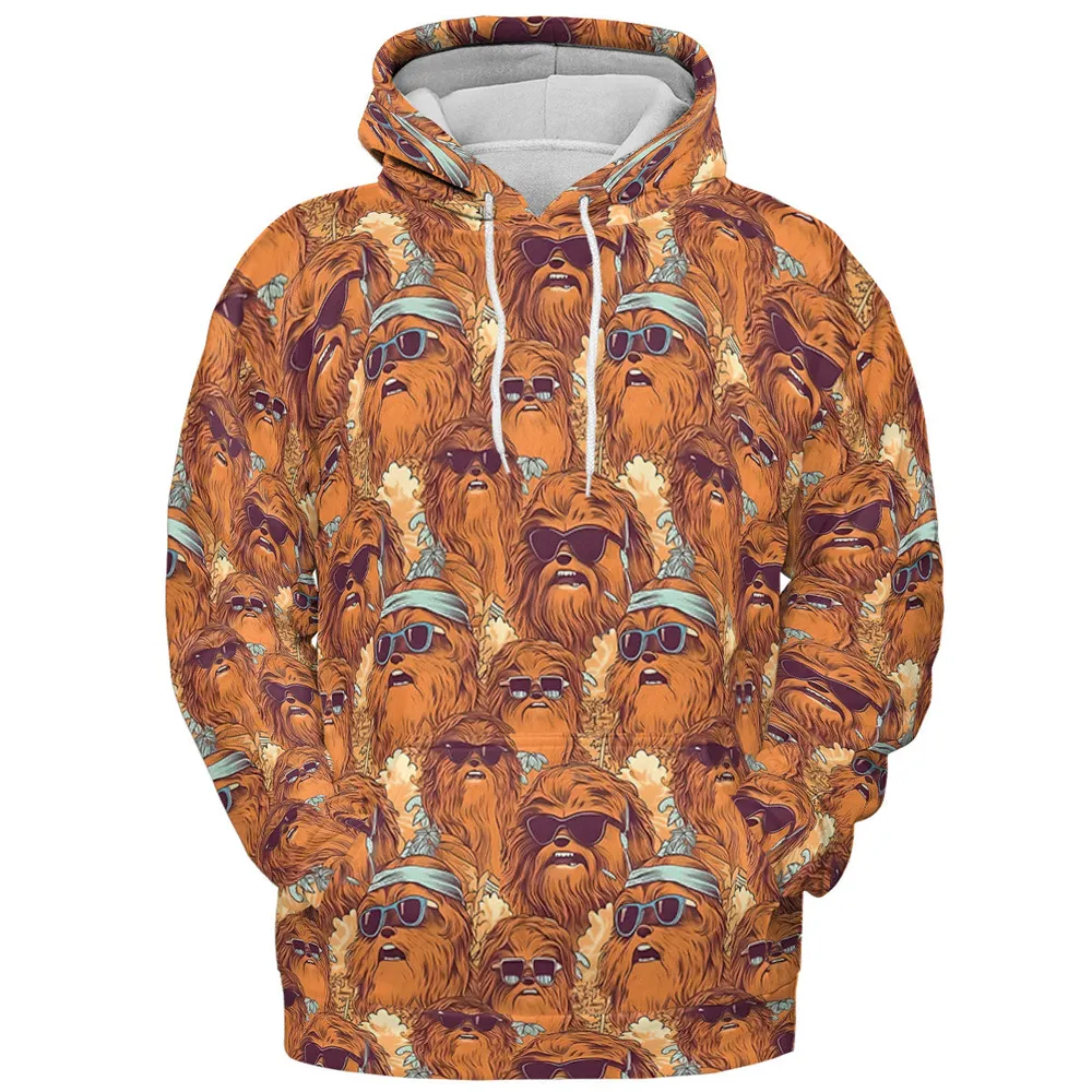 Retro Chewy Summer Vibes All-over Print Hoodie - 3