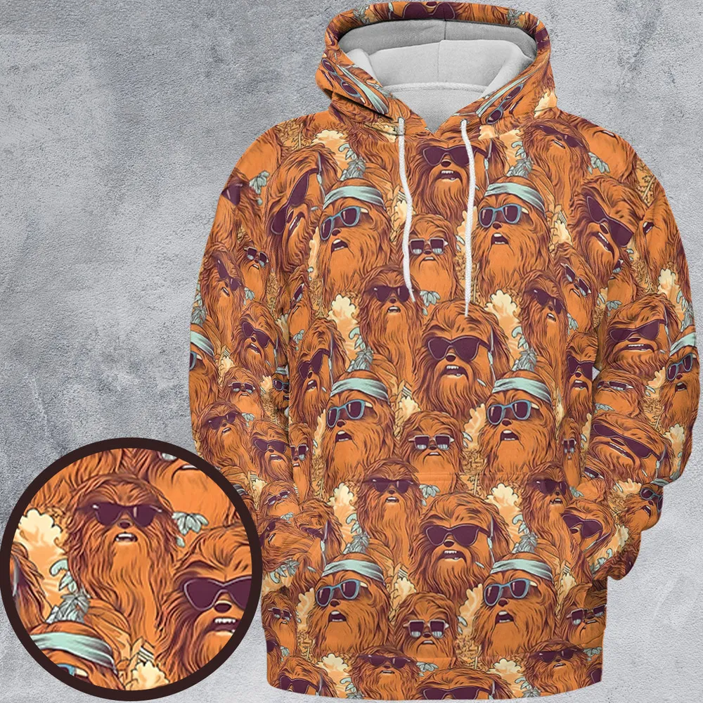 Retro Chewy Summer Vibes All-over Print Hoodie - 2