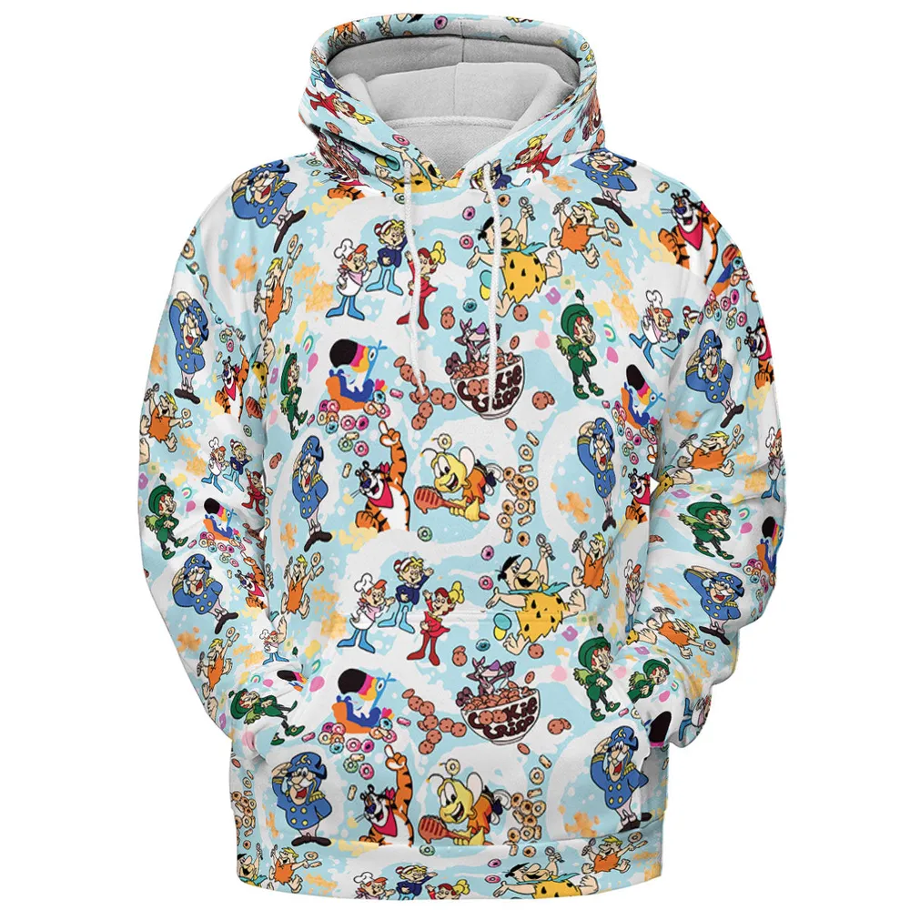 Cereal Favs Large Scale All-over Print Hoodie - 3
