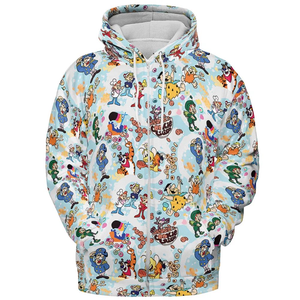 Cereal Favs Large Scale All-over Print Hoodie - 4