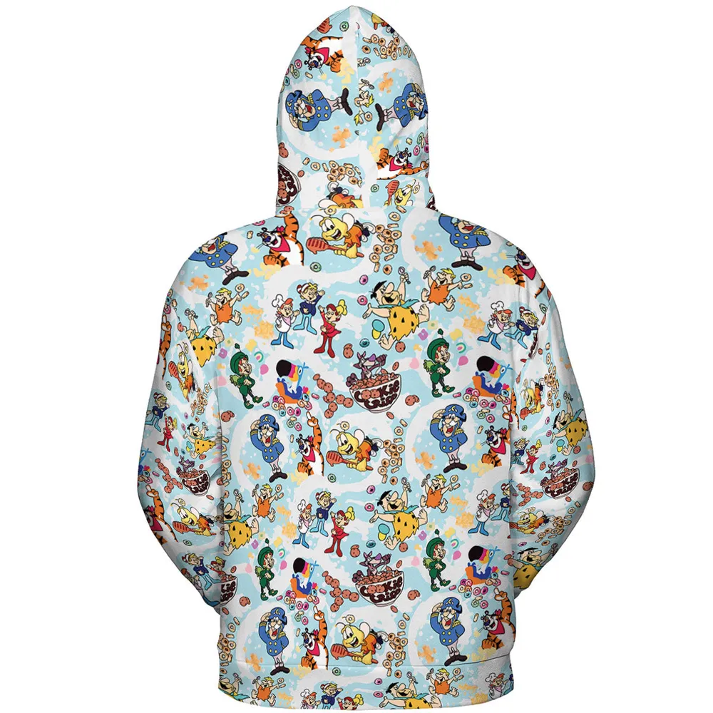 Cereal Favs Large Scale All-over Print Hoodie - 5