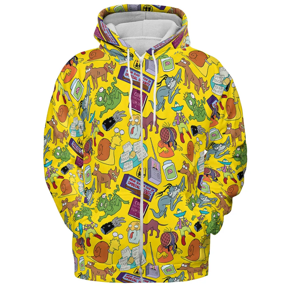 Treehouse of Horror The Simpson All-over Print Hoodie - 4