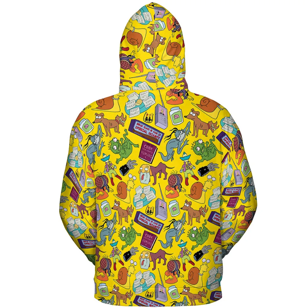 Treehouse of Horror The Simpson All-over Print Hoodie - 5