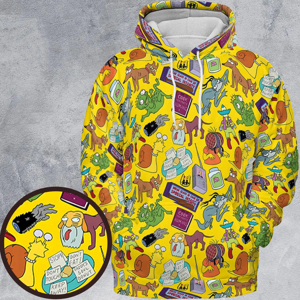 Treehouse of Horror The Simpson All-over Print Hoodie - 2