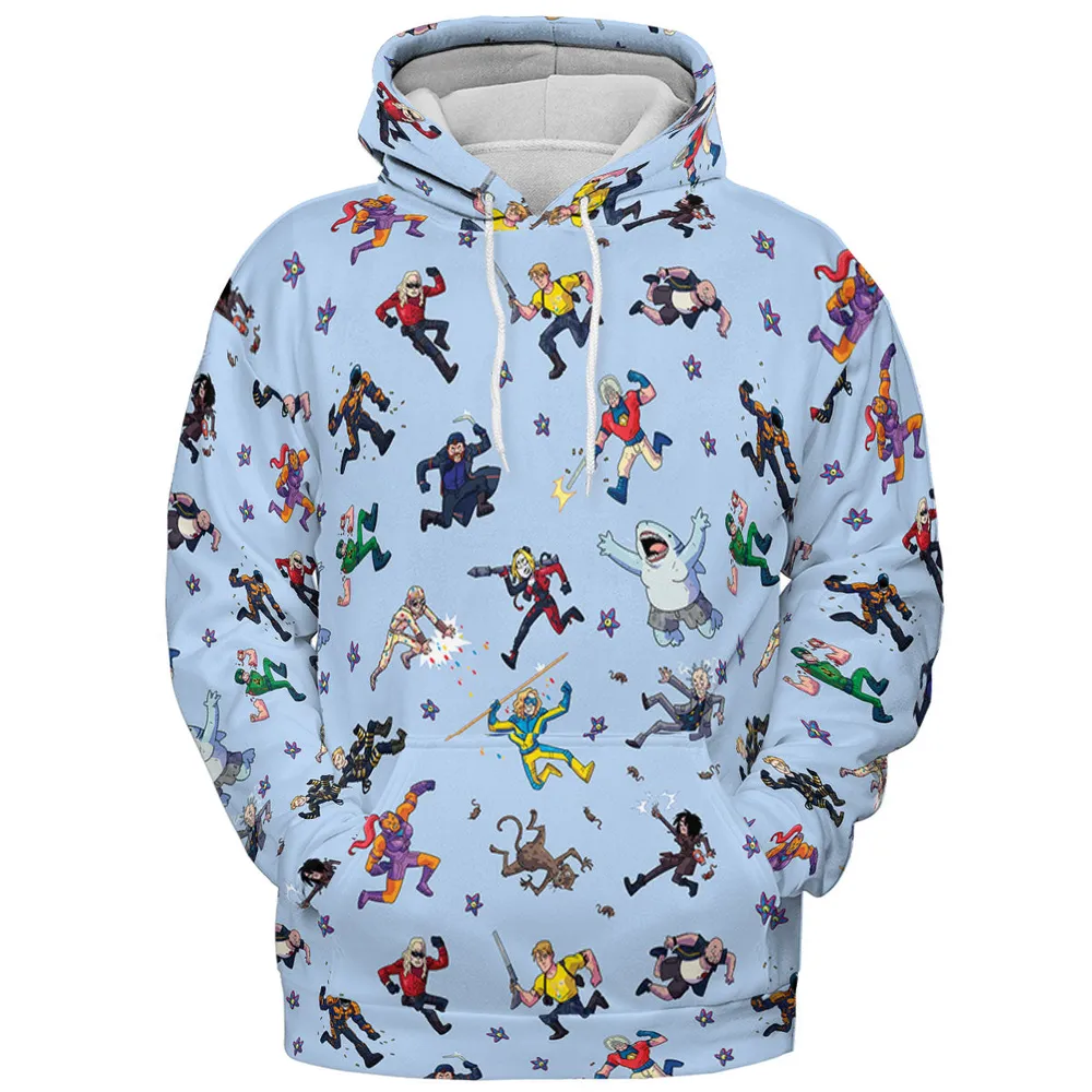 The Suicide Squad Pattern All-over Print Hoodie - 3