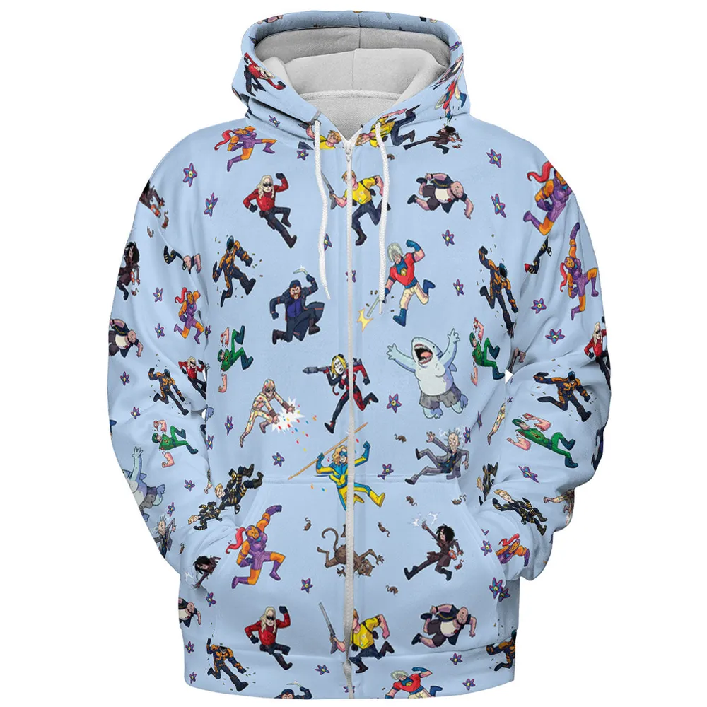 The Suicide Squad Pattern All-over Print Hoodie - 4