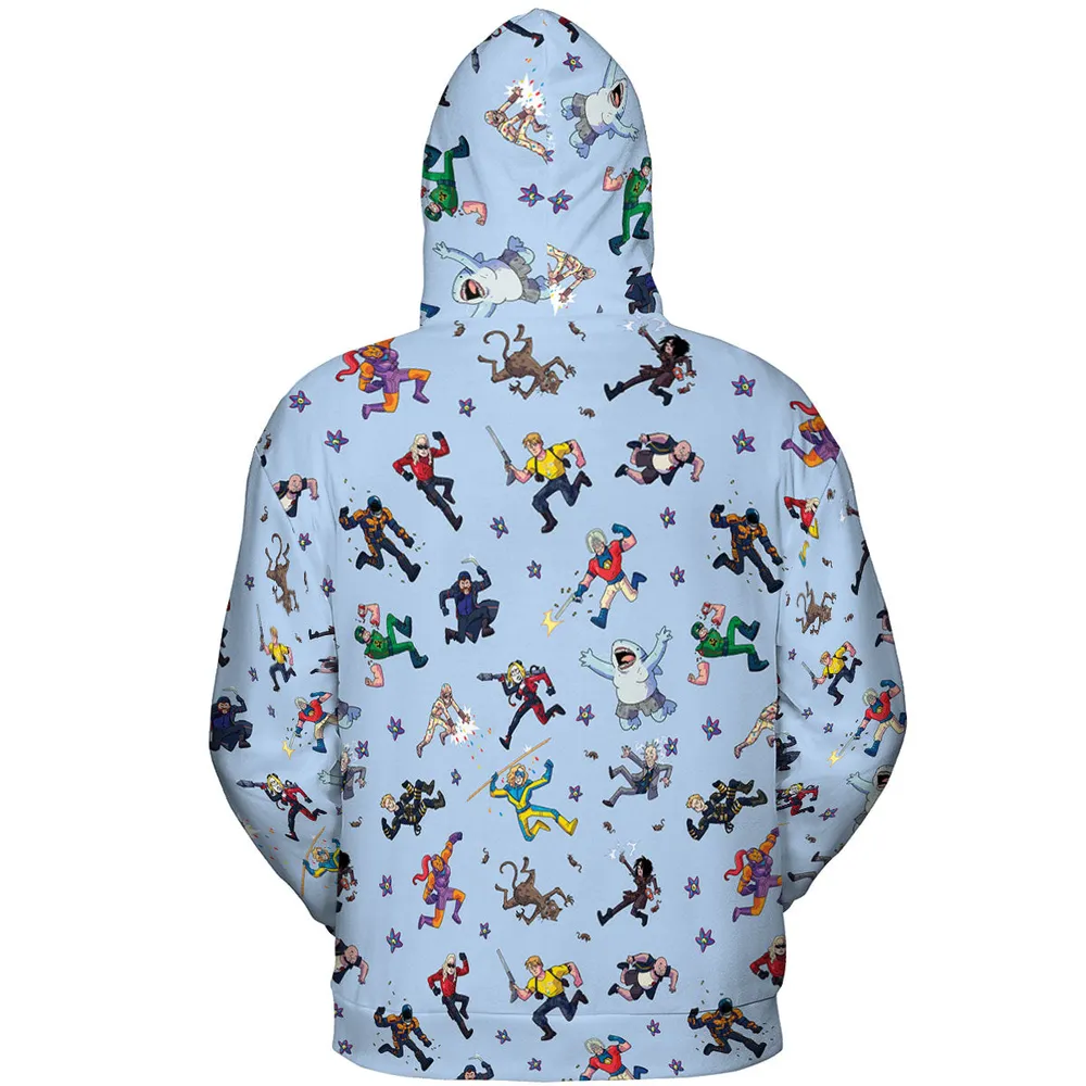 The Suicide Squad Pattern All-over Print Hoodie - 5