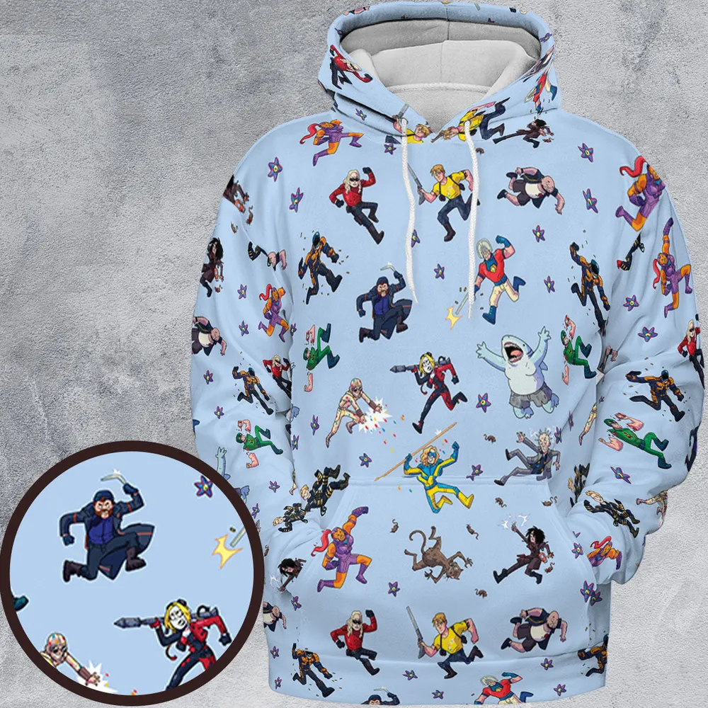 The Suicide Squad Pattern All-over Print Hoodie - 2