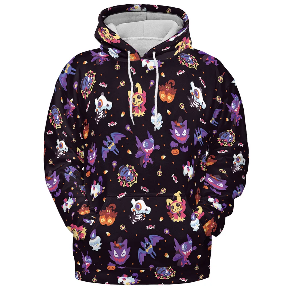 Trick or Treat Poke'ween Pokemon All-over Print Hoodie - 3