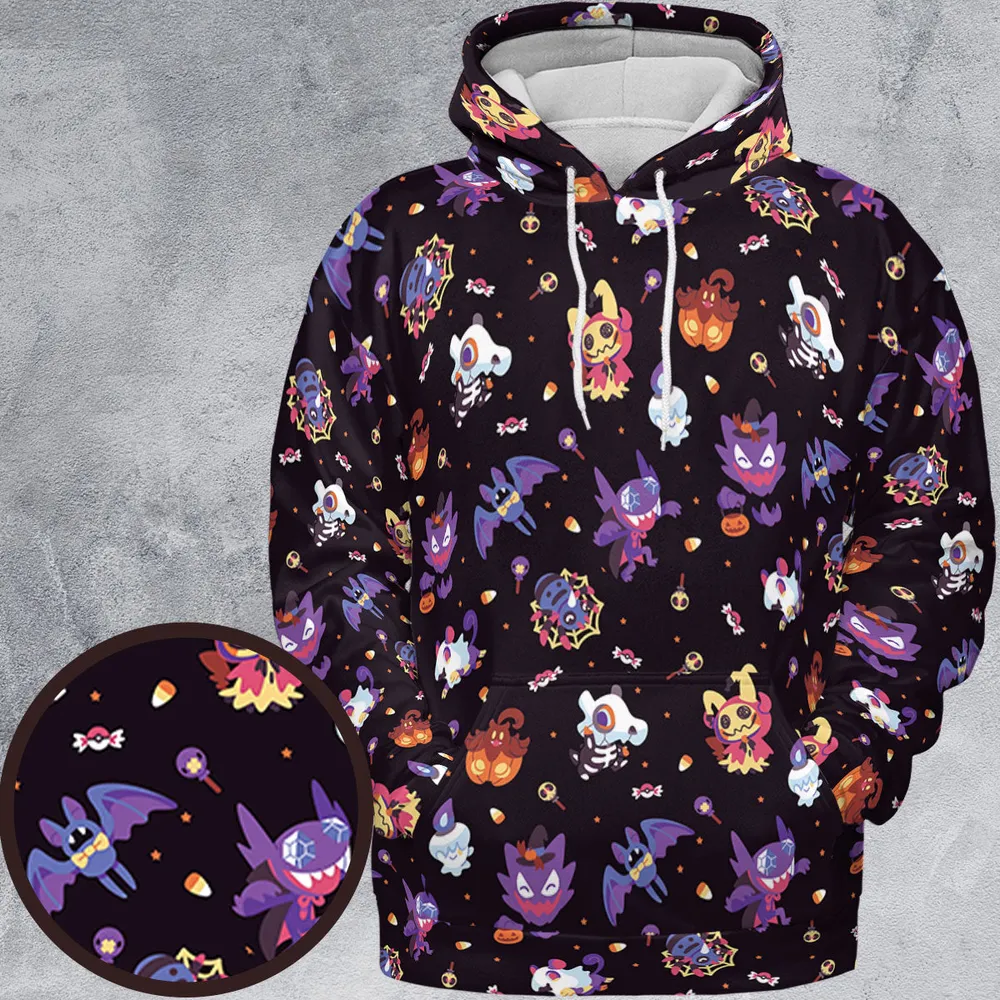 Trick or Treat Poke'ween Pokemon All-over Print Hoodie - 2