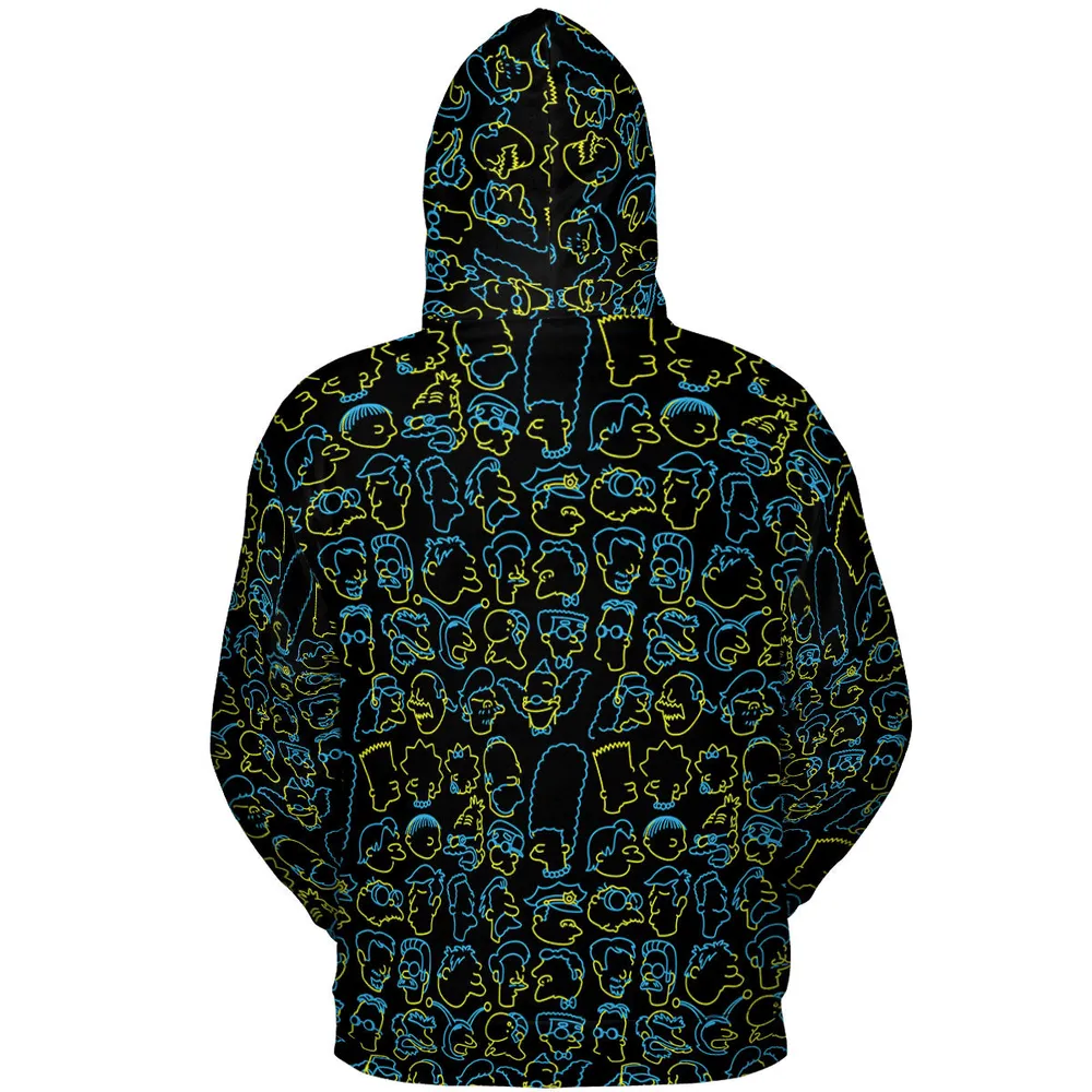 The Simpsons Neon All-over Print Hoodie - 5