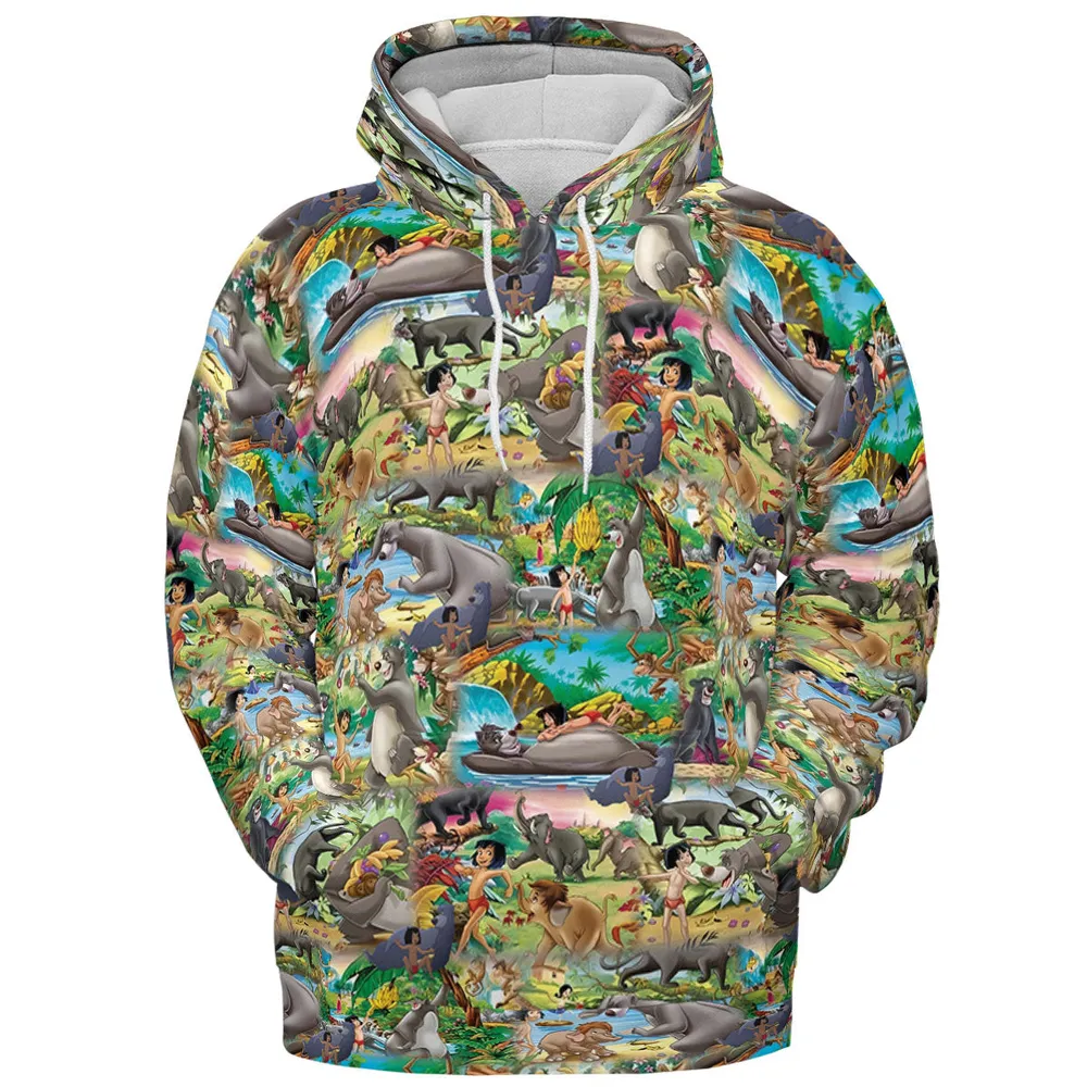 The Jungle Book Rudyard Kipling Seamless All-over Print Hoodie - 3