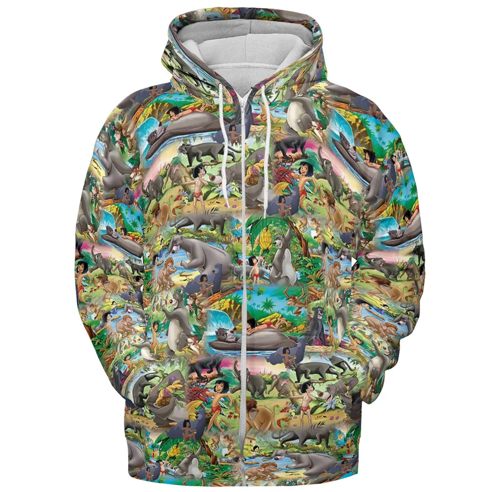 The Jungle Book Rudyard Kipling Seamless All-over Print Hoodie - 4