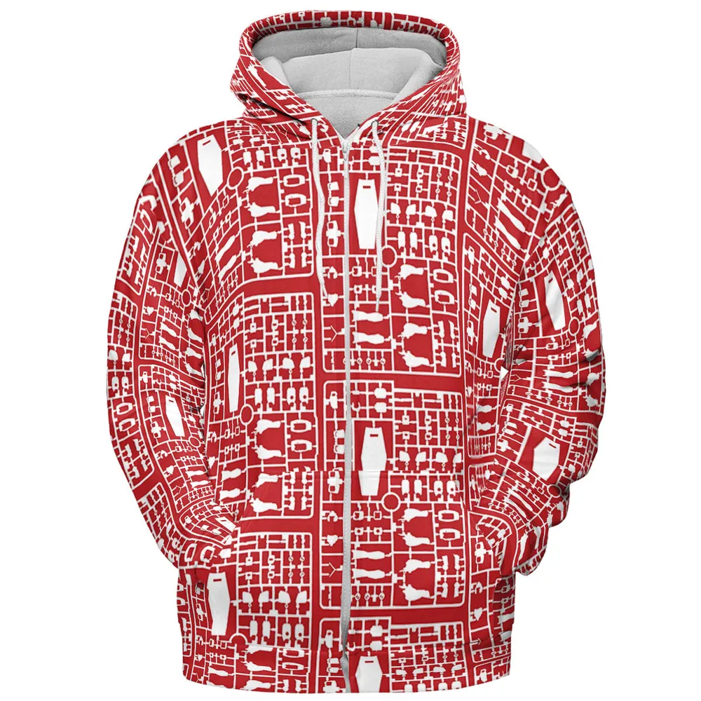 Gundam Runner All-over Print Hoodie - 4